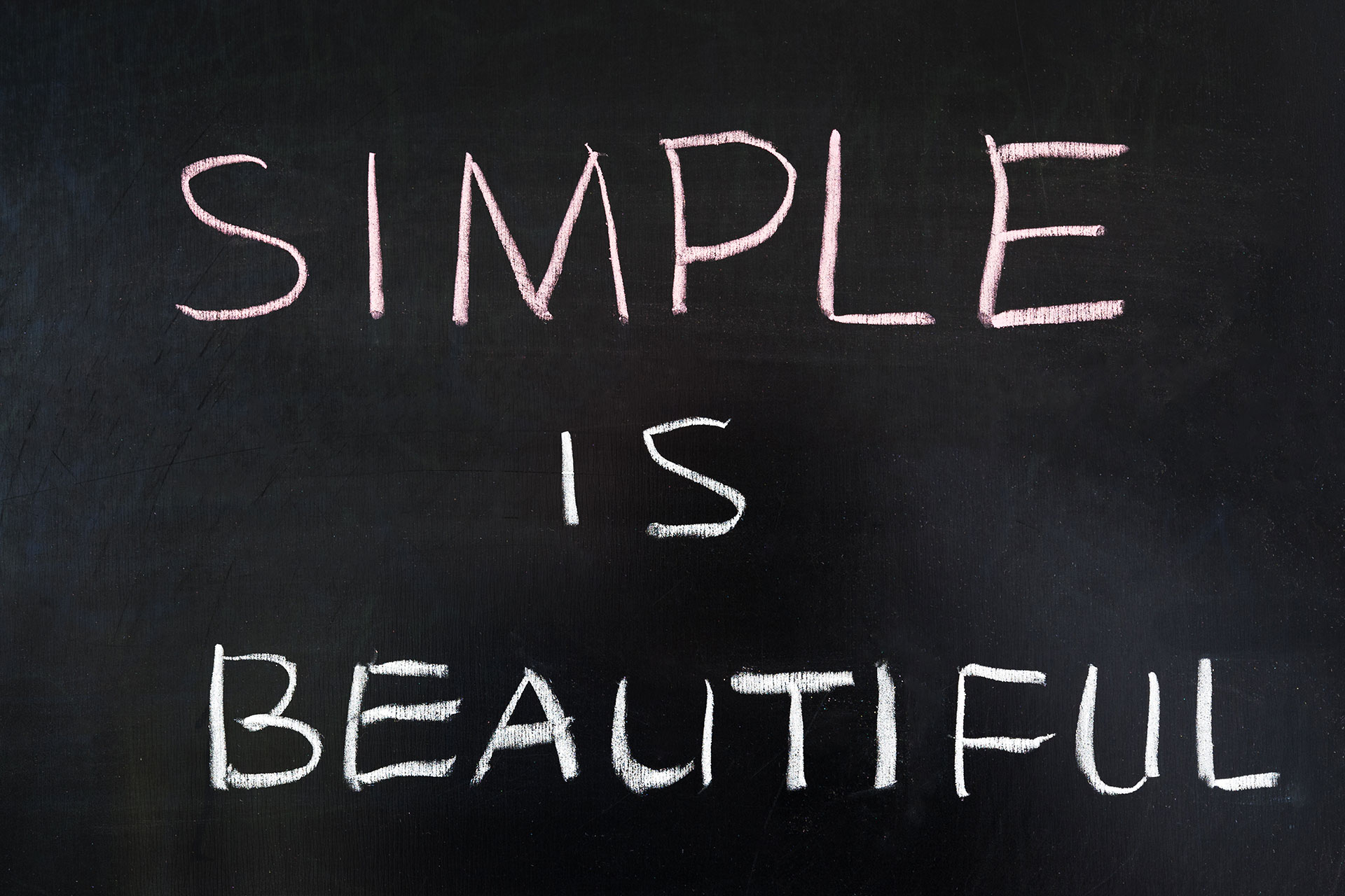 Simple Is Beautiful