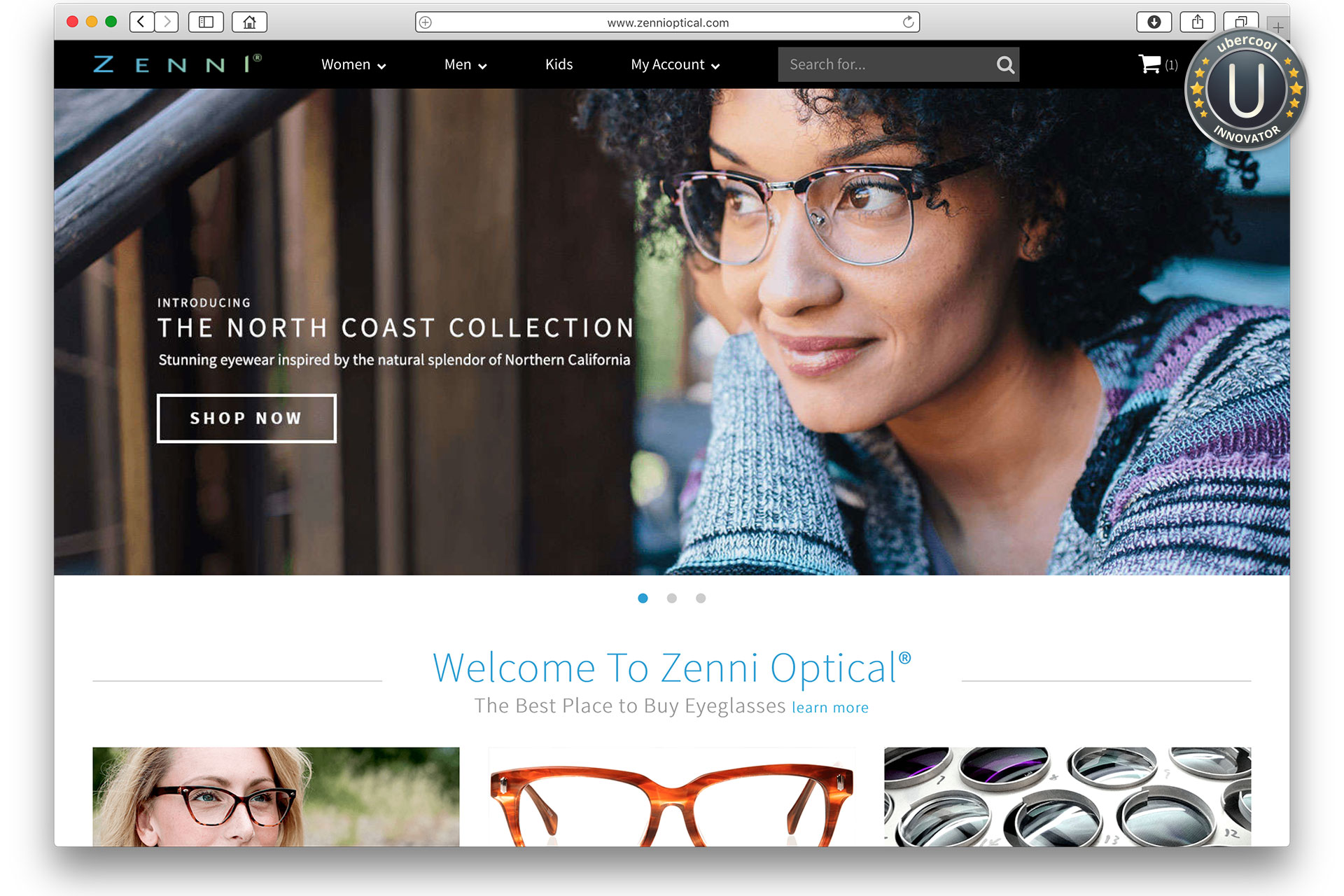 Zenni Optical mailorder glasses
