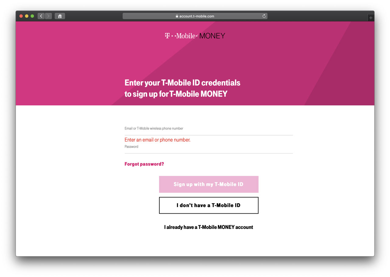 T-Mobile MONEY Step 3