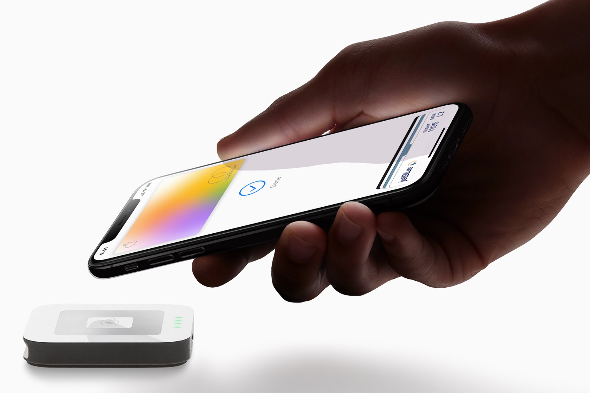 Apple Card payment using an iPhone