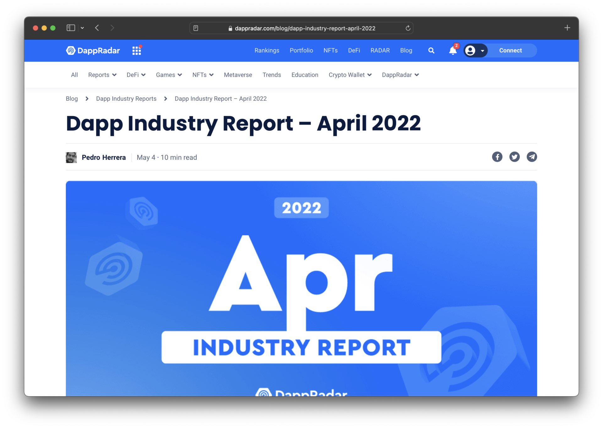 Dapp Industry Report