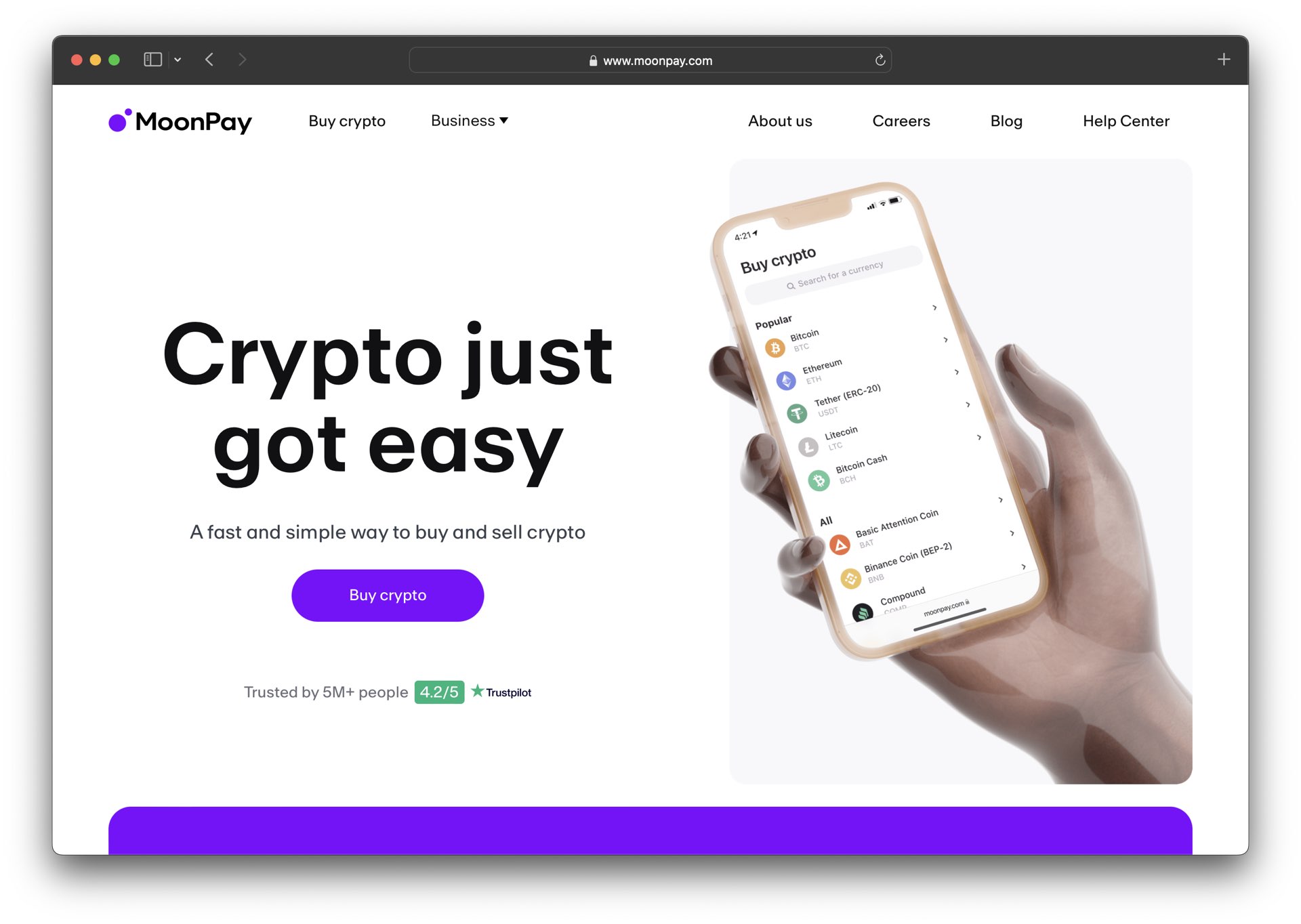 MoonPay.com Payment Provider