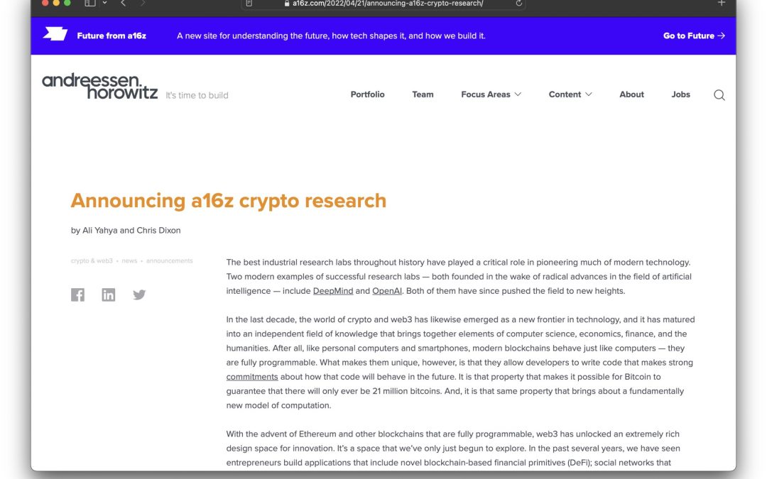 a16z Crypto Research